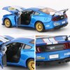 TGRCM-CZ 1/42 Ford Mustangs Car Model, Take Apart Assembled Car, DIY Car Model kit Educational Building Toys, Children's Gifts, Can Open Door Birthday Gift for Children Blue