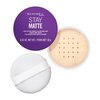 Rimmel Stay Matte Loose Powder, 001 Transparent, Face Loose Powder, Talc-free, Cruelty-free and Vegan, Lightweight, Soft Focus Effect, Soft Luxurious Applicator Puff​, 0.63oz