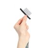 Xuxisowo 30 Pcs Stainless Steel Wig Clips, 7-Teeth Wig Combs for Making Wig Caps and Securing Wigs (Black)