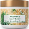 Green Leaf Naturals Manuka Honey Cream - Eczema Honey Cream (16oz) Moisturizer Lotion - Ultra Soothing Relief - Face & Body Care, Itchy, Dry Skin Rash Healing Ointment - For Adults & Kids