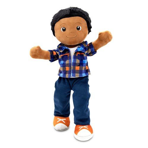 PLUSHIBLE BRIDGING MILES WITH SMILES Soft Plush Baby Doll - 18 Inch Rag Dolls for Girls and Boys, Infants & Babies - My First Plush for 1 Year Old - Stuffed Plush Doll - Charlie