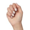 KISS imPRESS No Glue Mani Press-On Nails, Color FX, Rebel', Light White, Short Size, Squoval Shape, Includes 30 Nails, Prep Pad, Instructions Sheet, 1 Manicure Stick, 1 Mini File