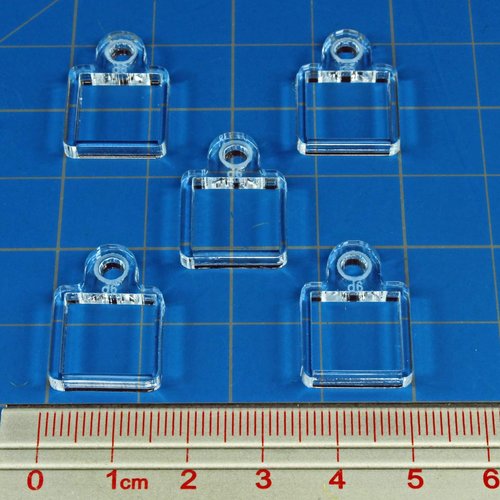 LITKO Flight Stand Dice Tray for 12mm D6, Clear (5)
