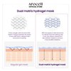 AROCELL Super Collagen Mask 4 Facial Sheet Dual Matrix Hydrogel Masks with Low Molecular Weight Collagen for Elasticity Hydrating Anti-Aging Cooling Korean Skincare, 43g x 4ea
