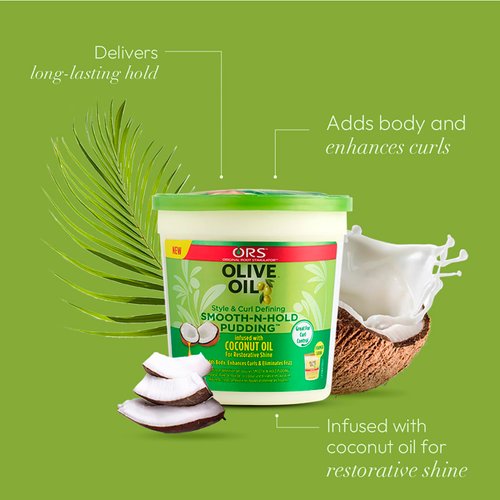 ORS Olive Oil Style and Curl Smooth-N-Hold Pudding 13 oz (Pack of 1)