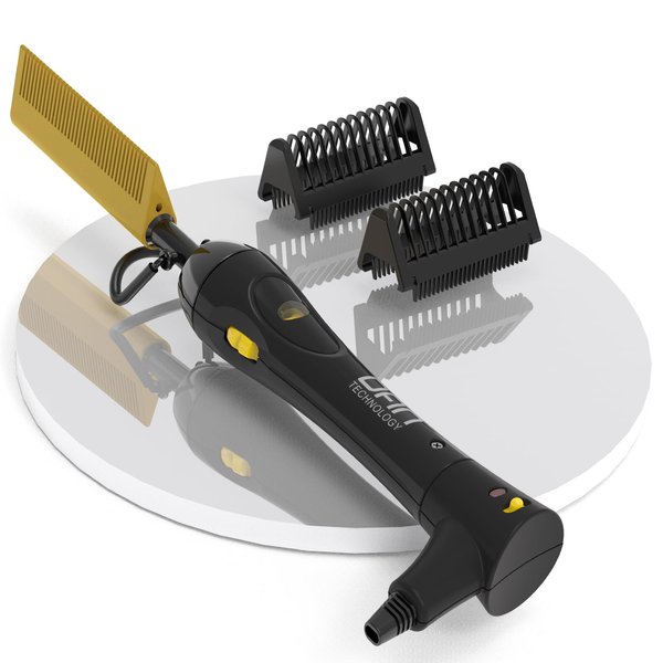 DAN Technology Hot Comb Hair Straightener Black…