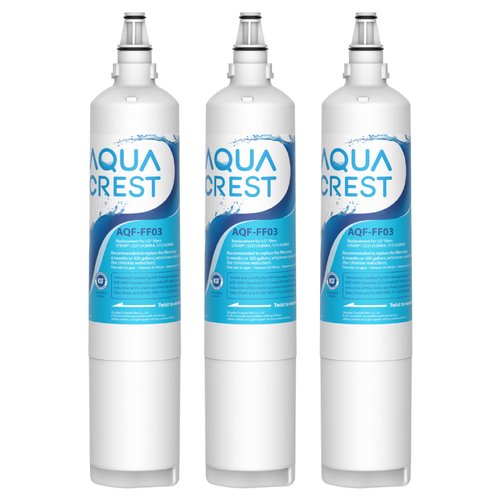 AQUA CREST 5231JA2006A Replacement for LG® LT600P® Refrigerator Water Filter, fml-2, KENMORECLEAR® 46-9990, KENMORE® 9990, 5231JA2006B, RWF1000A, LFX25960ST, LSC27931ST, 3 Filters