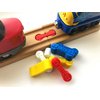 TrainLab.com DogBone Wooden Train Track Connectors, Adapters Compatible with Thomas and Friends, Brio, and All Wooden Railway Systems (8-Pack Fun Set for Kids and Adults)