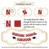 Nursing School Survivor Banner, Congrats Nurse BSN/ RN Grad Party Decorations, 2024 Nurse Medical School Graduation Decor, Congrats Grad Class of 2024 Nursing School Graduation Party Supplies Silver