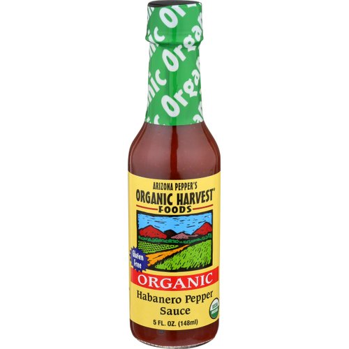 Organic Harvest Gluten Free Habanero Pepper Sauce, 5 Fluid Ounce - One Bottle