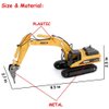 Gemini&Genius Drill Excavator Construction Site Vehicle Toys 1:50 Scale Diecast Digger and Driller Engineering Dump Truck Collectible Toys for Kids and Decoration for House (Demolition Machine)