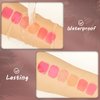 VOLLUCK Wine Liquid Lipstick, Lady Long Lasting Make Up Gloss Matte Lip Tint Wine Bottle Cover, Waterproof, Valentine's Day Gift Kit Ideas for Girlfriend, Mom, Friend (6 Colors)