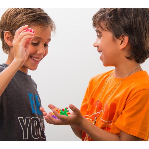 JA-RU Jumbo Jax Toy Set w/Rubber Ball (12 Jax Set) Rainbow Neon Color Jacks Game for Kids & Adults. Classic Retro Toys. Bulk Birthday Party Favors Vintage Stocking Stuffers Pinata Filler. 731-12p