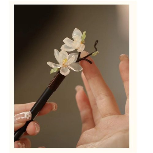 Stylish Wooden Handmade Hair Sticks for Hair Making Accessories, Vintage Retro Chopsticks for Women Long Hair, Hairpins Sticks Clips Barrettes for Bun Chignon Hair Bulk (B)