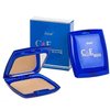 C & E White Oil Control Face Pressed Powder Foundation Compact, Covers Dark Spot & Wrinkle, Long Lasting, Natural Radiant Glowing Perfect Skin, Clean Matte Makeup No.1 Soft Beige 12 G./0.42 OZ