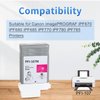 AYMSous Compatible Ink Cartridge Replacement for Canon PFI-107 PFI107 PFI-107M PFI107M 130ML for Canon imagePROGRAF iPF670 iPF680 iPF685 iPF770 iPF780 iPF785 (Magenta Dye Ink)