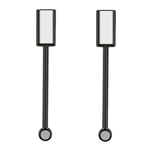 2 Pieces Magnet Stick Double-head Nail Magnet Stick Cat Eye Magic Magnet Stick for 3D Magnetic Cat Eye Gel Magic Nail Art Manicure Tool, Black