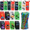 Kolewo4ever 148 Pieces Video Game Theme Stationery Set:100 Pcs Video Game Pencils 24 Pcs Game Pattern Mini Spiral Notepad Memo Pad 24 Pcs Game Metal Charms Bookmarks (Video Game)