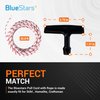 Recoil Starter Rope 10-Meter (Diameter: 3.0mm) Pull Cord with 4 Pieces Starter Handle by BlueStars - Exact Fit for Lawn Mower Chainsaw Trimmer Edger Brush Cutter Engine Parts