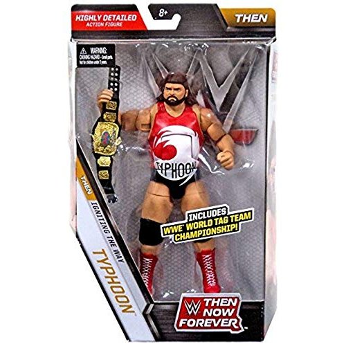 WWE, Elite Collection, Then Now Forever Typhoon (The Natural Disasters) Exclusive Action Figure, 7 Inches