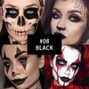 KYDA Black Body Paint Stick, Eye Black Stick for Sports, Body Paint Stick for Adults and Kids, Halloween Skeleton Goths Zombie Cosplay SFX Makeup, Clown Black Stick