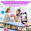 Kids Phone for Girls,Christmas Birthday Gifts for 3 4 5 6 7 8 Years Old Girls,Touchscreen Learning Toys for Girls Age 3-11 with Dual Camera