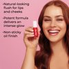 MCoBeauty Glow Up pH Cheek & Lip Oil - Orange Blossom, Color-Changing, Vegan, Cruelty Free Cosmetics