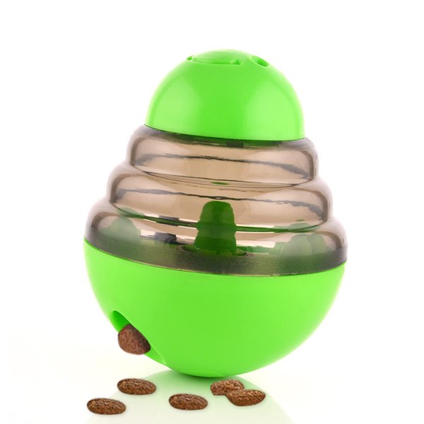 Guardians Tumbler Pet Toy, Dog Leaky Food Toy Interactive Dog Cat Toy Food Treat Dispensing Toys, Slow Feeder Treat Ball for Pets Increases IQ (Green)