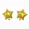 Morndew 5 PCS Basketball Golden Champion Trophy Five-pointed Star Foil Balloons for Birthday Party Baby Shower Wedding Party Celebration Party Decorations