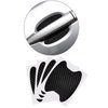 Pincuttee Car Door Handle Scratch Protector 4 Pack,Car Door Handle Protective Films Universal Fit,Door Handle Stickers and Decals Accessories (4 Pack, Black-2)