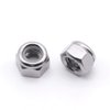 1/4-20 Nylon Insert Hex Lock Nuts Stainless Locknuts, Hex Drive, Bright Finish, 304 Stainless Steel 18-8 SS, Coarse Thread, 25 of Pack
