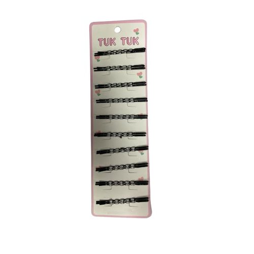 Generic Lucky Rudra Designer Bob Hair Pins For Girls and Women Pack of 10 Pcs Black