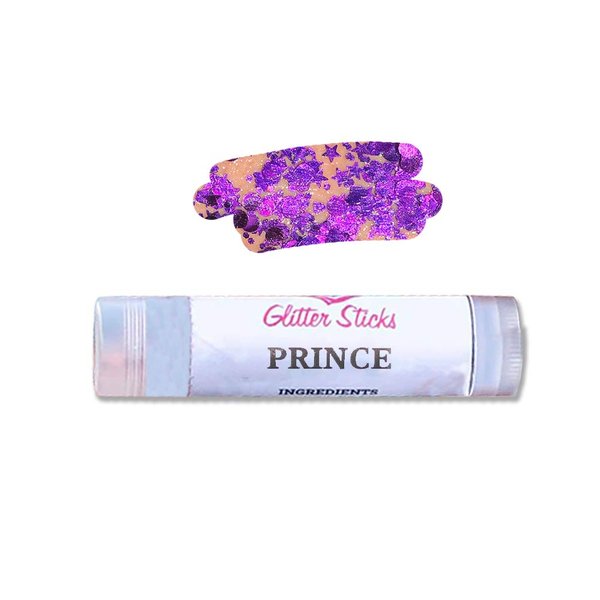 Creative Faces Chunky Glitter Stick - Prince, Easy to Apply, Cosmetic Grade Polyester Glitter (3.5 gm/4.5 ml), Great to Sparkle up Your Face, Body, Hair & Face Paint Designs