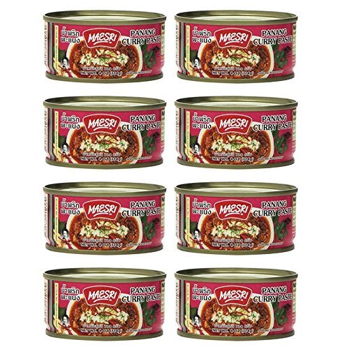 Maesri Thai Panang Curry Paste - 4 Oz (Pack of 8)