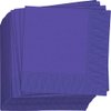 Luxurious New Purple 2-Ply Beverage Napkins – 5"x5" (Pack of 40) - Versatile & Standout Color Perfect for Events & Parties