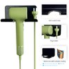 maobutte Universal Hair Dryer Holder and Bag, Blow Dryer Hanger Wall Mounted Adhesive, Hair Tool Organizer for Bathroom and Cabinet Door Home Decor
