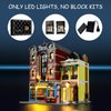 Mililier LED Light Kit for Lego 10312 Jazz Club Set, Compatible with Lego 10312 Building Blocks Model(Not Include Blocks Set)