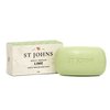 St. John West Indian Lime Soap Bar | Refreshing Caribbean Citrus Soap for Men | USA Made, Triple-milled Soap Bar | Luxury, Hydrating Body Soap with Olive Oil & Glycerine | (7 oz Bar)