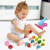 Dough Tools Play for Kids- Toy Accessories Include Stamps Cutter Scissor Roller Extruder Molds and Storage Box Party Favors Set for Age 2-8