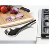 OGGI Stainless Steel Spoon Rest- Long Handle Holds Kitchen Utensils in Place, Great Spoon Rest for Kitchen Counter, Stove Top, or Coffee Station; Kitchen Accessories, Utensil Rest, Stainless