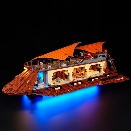 BRIKSMAX 2.0 Light Kit for Lego Jabba's Sail Barge -Innovative Led Lighting Compatible with Lego Star Wars 75397 - Not Included Lego Set
