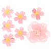 Beatifufu Hair Clips, 7pcs Cherry Blossom & Pink Camellia Flower Hairpins, Hair Barrettes for Women & Girls, Floral Duckbill Hair Clips, Hair Jewels, Pink