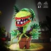 Sinuraii Audrey II Piranha Plant Flower Building Blocks Sets, Cannibal Plants Building Set, Openable Mouth Idear Gift Toy, Bonsai Plants Christmas Halloween Horror Décor Gifts for Adults