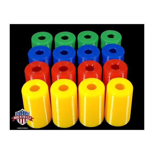 Trouble Board Game Replacement Pieces Parts Movers Pawns Pegs -16 Red Green Blue Yellow