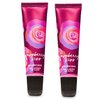 Bath and Body Works 2 Pack Raspberry Kiss Red Shimmer Lip Gloss .47 Oz.