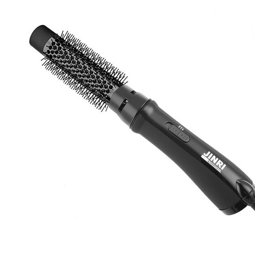 3-in-1 Volumizing Hot Air Brush for Straightening, Curling & Styling - Salon Ionic Ceramic Straightener & Curl Hair Brush for Wet & Dry Hair