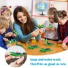 Stretchy Animal Sensory Stress Relief Toys Crocodile Squishy Stress Toys Alligators Squeeze Sand Rebound Ball Fidget Knead Toy Pinch Stress Relieve Party Favors