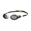 Arena Unisex Youth Spider Junior Swim Goggles Girls and Boys Ages 6 to 12 No Fog Non-Mirror Lens Easy to Adjust Strap No Leak, Black/White/Clear