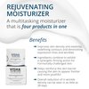 Visha Skincare 4 in 1 Rejuvenating Moisturizer, Anti-Aging Face Moisturizer Cream Helps Reduce Fine Lines and Wrinkles, Hydrates and Improves Skin Elasticity and Sun Damaged Skin 1.8oz