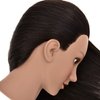 HairZtar 100% Human Hair 24 " Mannequin Head Hairdresser Training Head Manikin Cosmetology Head (NORA)